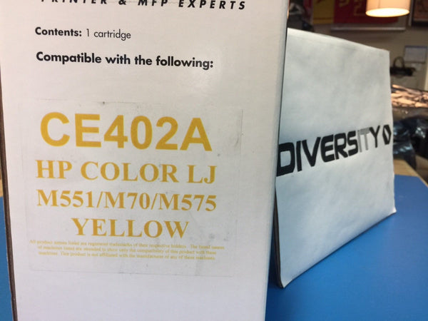 LaserCare HP Compatible Color LJ M551 M570 M575 MFP CE402A YELLOW *BRAND NEW*